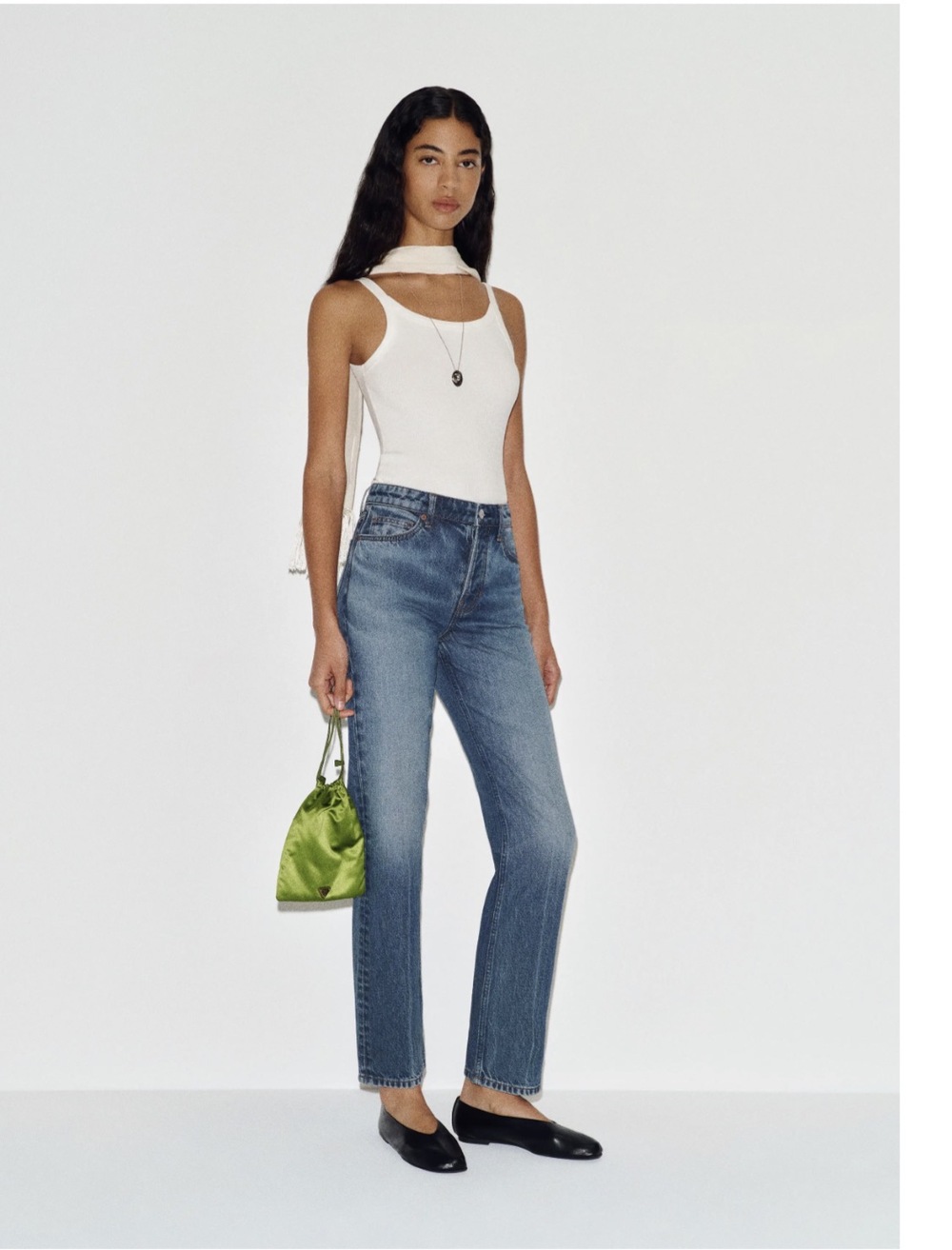 Reformation Cynthia High Rise Straight Jeans Blue - Size 27